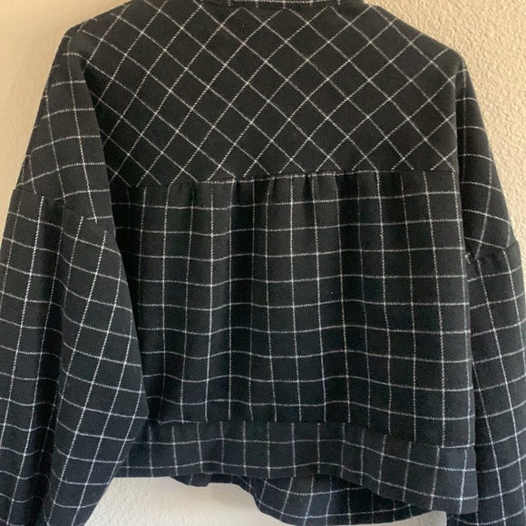 FOREVER 21+ PLAID COAT - Picture 3 of 4